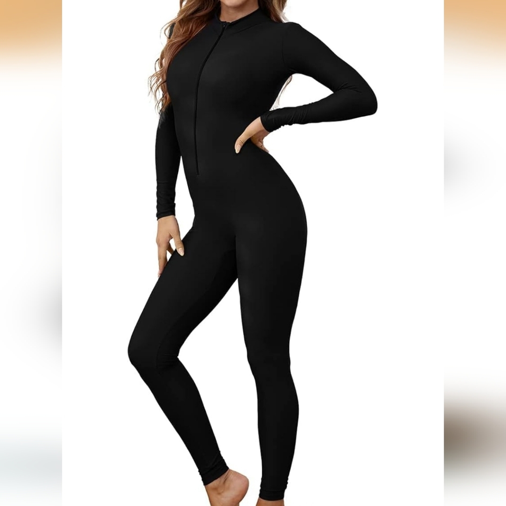 Elegant Black Women's Full-Length Jumpsuit